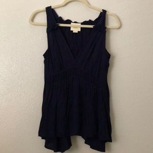 Anthropologie sleeveless empire blouse